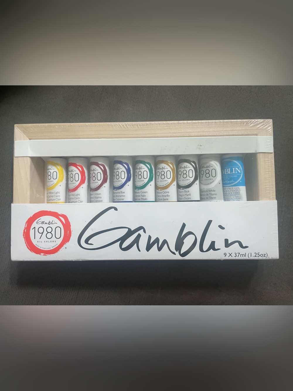 Artist Oil Paints 9-Color Set - Assorted Colors